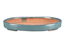 Vaso per bonsai ovale in gres