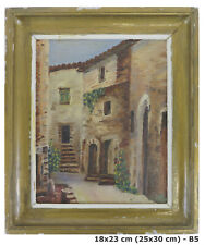 QUADRO ANTICO OLIO SU TAVOLA