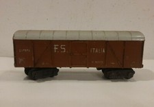 VECCHIO GIOCATTOLO IN PLASTICA/RESINA - VAGONE FERROVIE DELLO STATO, RIVAROSSI?