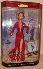 Barbie Marylin Monroe Gentlemen Prefer Blondes Red Dress #17452 Aperta