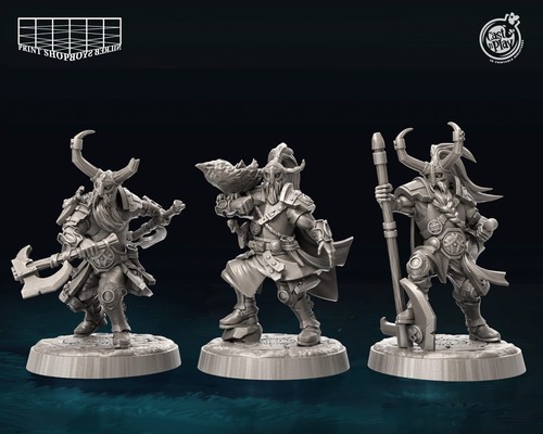 Vichingo berserker miniatura - vichingo,