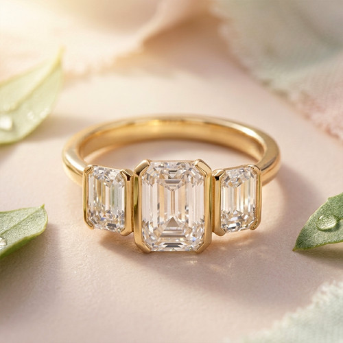 Anello con diamanti oro
