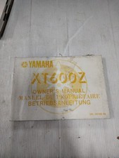YAMAHA XT600Z TENERE 34L  OWNER'S MANUAL  EN FR DE