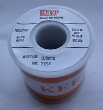 KEEP ROCCHETTO DI STAGNO DA 0.5Kg 0.8mm Sn60 Pb40 