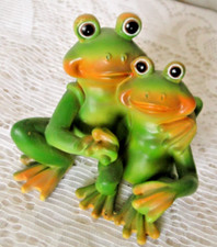 Figurina Coppia Di Rane In