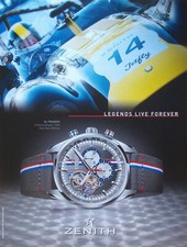 Pubblicità Advertising Italian 2016 OROLOGIO WATCH ZENITH EL PRIMERO