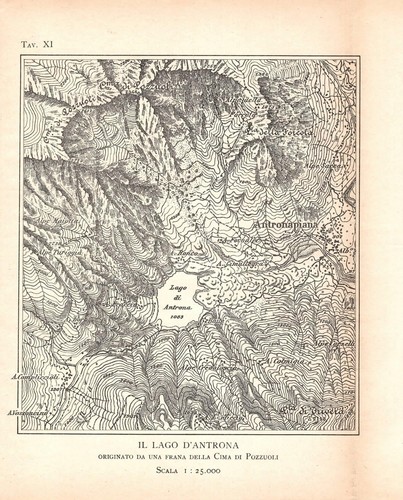 Carta geografica antica - , valle