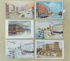 VENEZIA CITTA'-ALBERGO HOTEL-LOTTO 6 CARTOLINE-D13-167