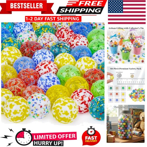 Pezzi biglie vetro - 60,