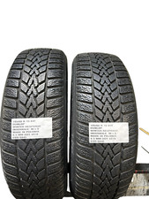 2 PNEUMATICI USATI 185/60 R 15 84T DUNLOP INVERNALE M+S 6.5 MM DOT 4418 GOMME 