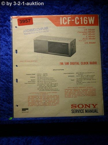 Sony manuale servizio icf - di,