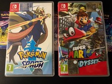 lotto giochi switch pokemon spada+super mario odyssey