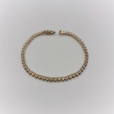 Bracciale tennis montatura oro bianco 18k gioiello donna oro 750 orafo