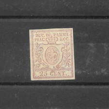 ANTICHI STATI PARMA 1859 25 cent n.10 nuovo con gomma *
