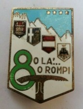 Distintivo alpino smaltato - distintivo,