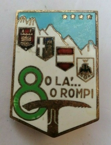 Distintivo alpino smaltato - alpino,