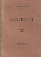 Arabeschi. . Adolfo Jacobacci. 1905. .