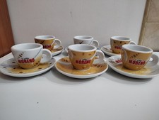 Moreno set 6 tazzine da caffè complete di piattino nuove con scatola 