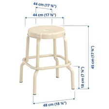 RÅSKOG sgabello IKEA beige