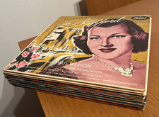 Lotto 15 Dischi 33 giri  10"  pollici  anni 50 vari - Buone condizioni -Affare !