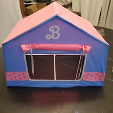 Tenda Barbie rosa e blu