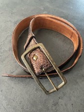 Vintage - Cintura Uomo in vera pelle di Pitone - lunghezza 123x4 cm