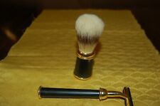 Completo da barba, Pennello in tasso e rasoio, usati 10 volte