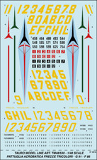 TM48/530 TAURO MODEL LINE PATTUGLIA ACROBATICA FRECCE TRICOLORI PER F 86 - G 91