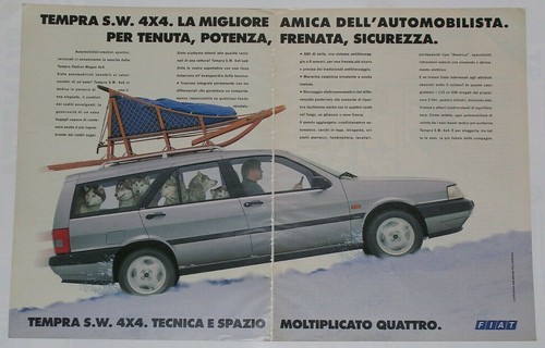 Advert pubblicità 1992 fiat - advert,