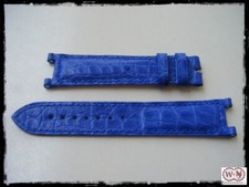 Cinturino in Coccodrillo Blu