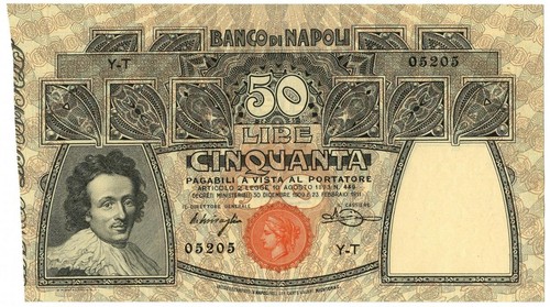 Lire banco napoli - 50,
