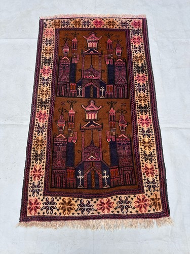 Vintage splendido tappeto - tappeto, di