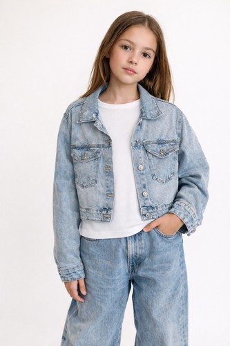 Giacca denim zara tween - giacca,