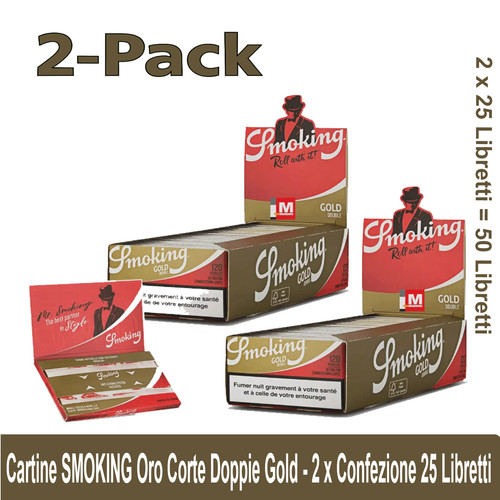 Cartine smoking oro gold - cartine,