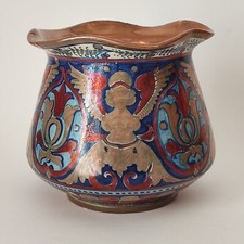 Cache pot lustro con angeli - a,