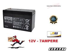 Batteria al piombo tenko 12v 7ah tk12-7 f1 PER UPS - ANTIFURTI - ECC.....
