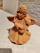 Piccola statua di terracotta fatta a mano artigianale angioletto 