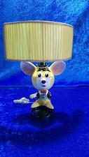 *ST1 VINTAGE LAMPADA ANNI 70 80 IN PORCELLANA STILE TOM & JERRY CARTONI ANIMATI