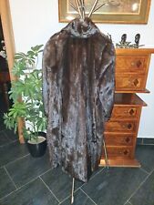 Pelliccia Di Visone Marrone Lunga