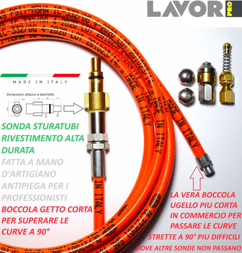 Sonda sturatubi idropulitrice - sonda,