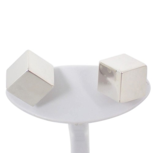 Usato orecchini cubo - [usato], a