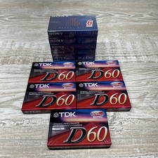 6 Sony HF 60 Minute And 5 TDK