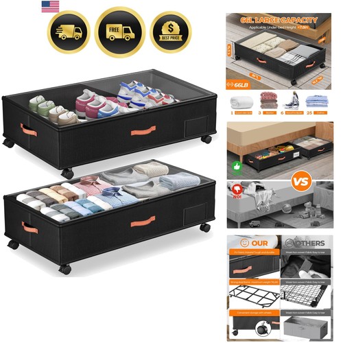 Contenitore sotto letto con - sotto,