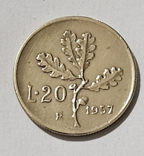 Monete italiane. Lire 20 1957