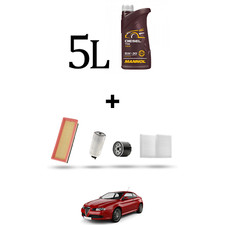 HOFFCAR Kit tagliando 4 FILTRI