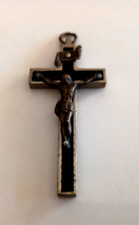 Crocifisso a Sospensione Antico IN Metallo Argento Rif. 74513