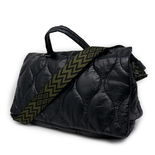 Borsa donna nera trapuntata - , a