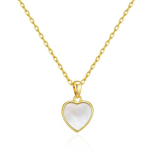 Collana cuore madreperla