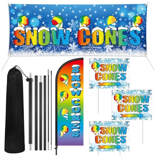 Coni neve decorazione - da, kit