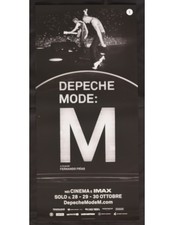 locandina DEPECHE MODE M Fernando Frías Dave Gahan Martin Gore B391